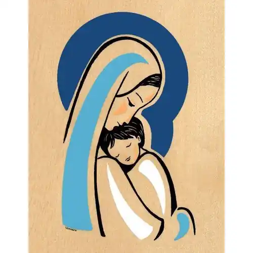 Cadre Vierge Mère - Abbaye de Venière