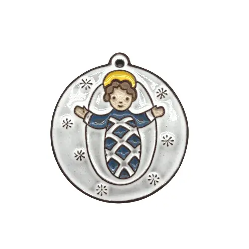 Médaillon naissance céramique garçon