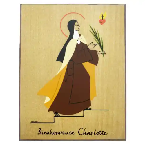 Cadre Bienheureuse Charlotte - Venière