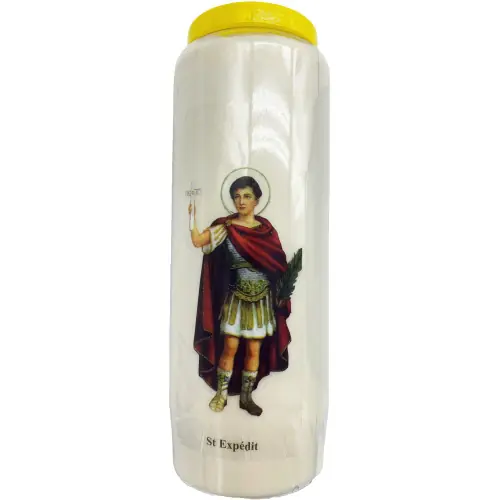 Bougie de neuvaine Saint Expédit