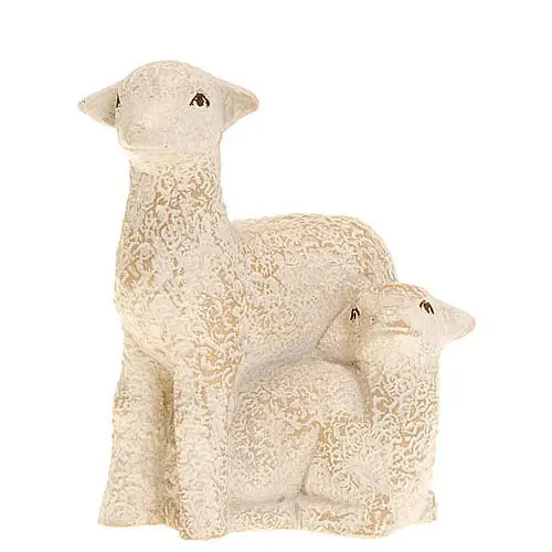 Grande Crèche des Soeurs de Bethleem - Brebis et agneau