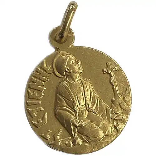 Médaille Saint Etienne - plaqué or