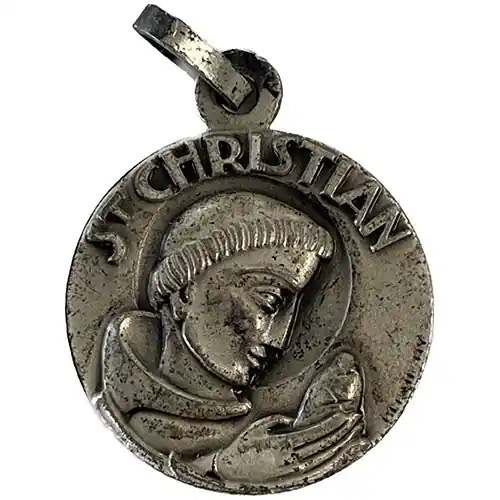 Médaille Saint Christian - argent