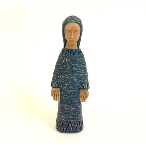 Vierge de l'annonciation bleu - Soeurs de Bethleem