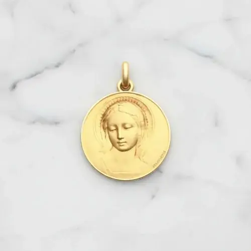 Médaille baptême "Virgo Amabilis" - Or