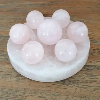 Etoile Sacrée en Quartz Rose