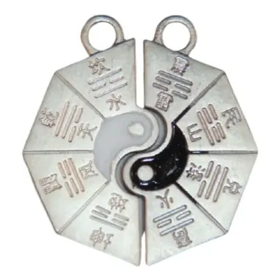 Pendentifs Couple Bagua Yin Yang