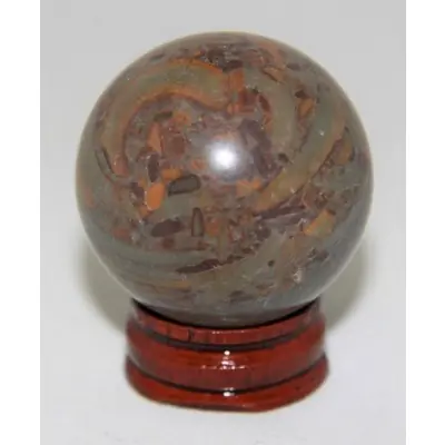 Boule de Jaspe bambou 40mm