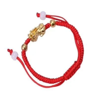 Bracelet Fils rouge et Pi Yao