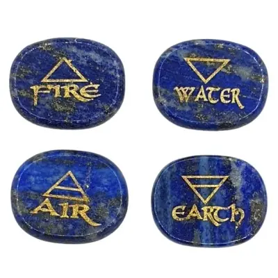 Pierres Reiki 4 Eléments en Lapis Lazuli