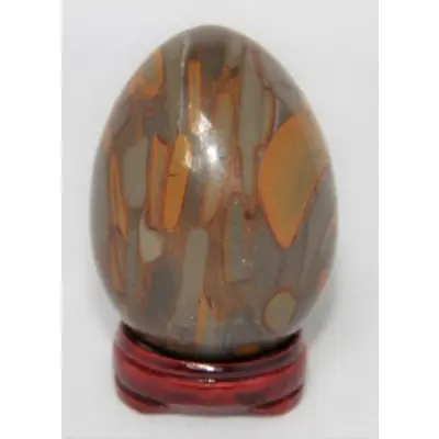 Oeuf en Jaspe Bambou 50mm