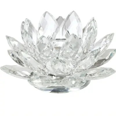 Fleur de Lotus en Cristal blanc