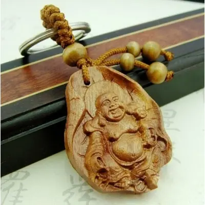 Porte Clés Bouddha du Bonheur