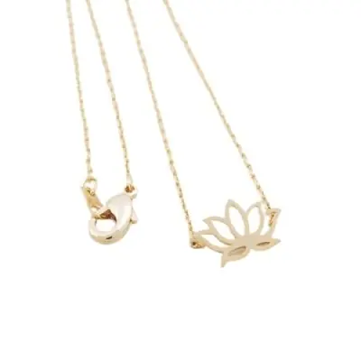 Collier Fleur de Lotus dorée
