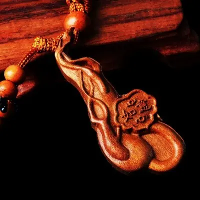 Porte Clés Sceptre Ruyi Ginseng