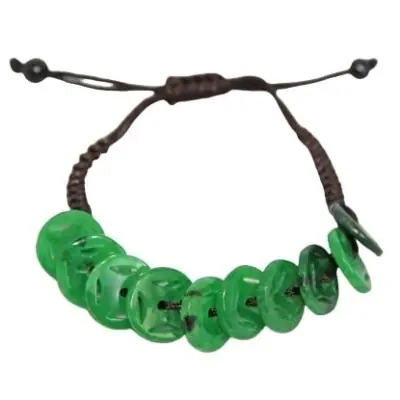 Bracelet Pièces de Monnaie en Jade Malay