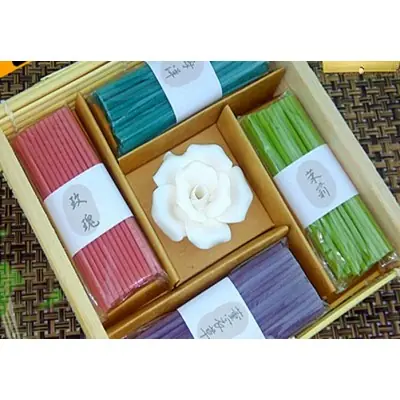Coffret Senteurs Brûle encens Fleurs de Lotus