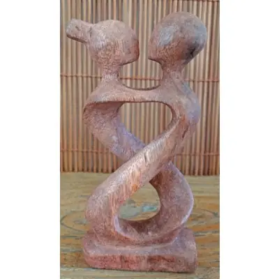 Statue Couple Enlacé 20cm