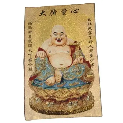 Tangka Tapisserie Bouddha de la Prospérité