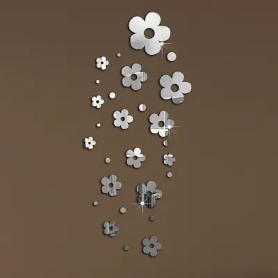 Sticker Miroirs Fleurs