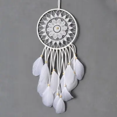 Attrape Rêves Plumes blanches