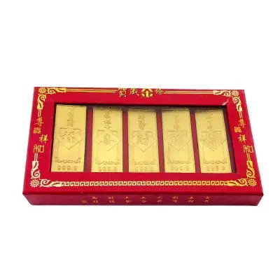 Coffret de 5 Lingots d’Or