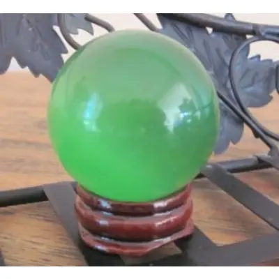 Boule d’Oeil de Chat vert 40mm