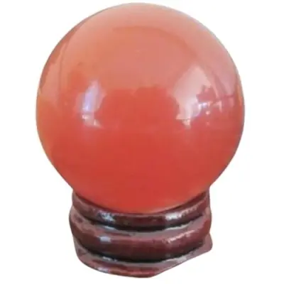 Boule d’Oeil de Chat orange 40mm