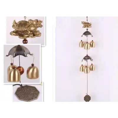 Carillon Tortue Dragon 6 Clochettes