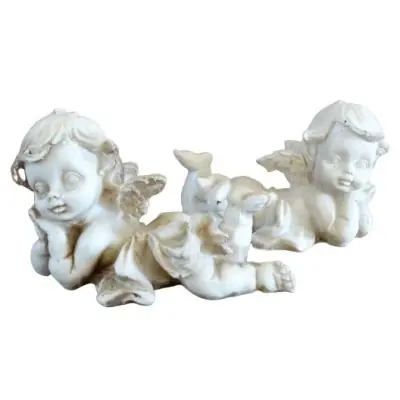 Statues Anges Chérubins Allongés