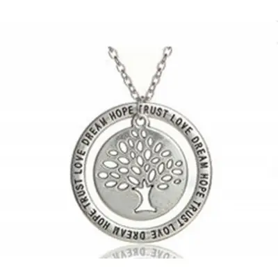 Collier Pendentif Bon Augure Arbre Protecteur