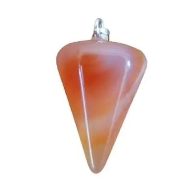 Pendentif Pendule en Cornaline