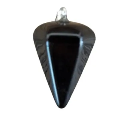 Pendentif Pendule en Onyx noire