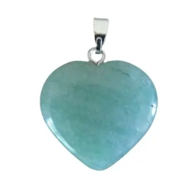 Pendentif Coeur en Aventurine verte