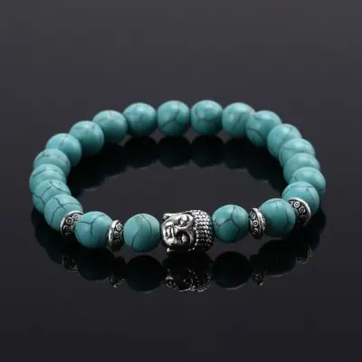 Bracelet Bouddha en Turquoise