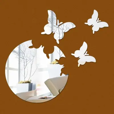 Sticker Miroirs Envolée de Papillons