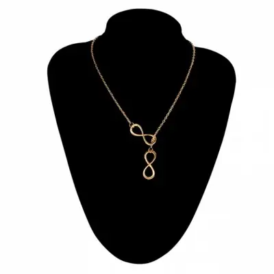 Collier Talisman Double 8 de l’Infini doré