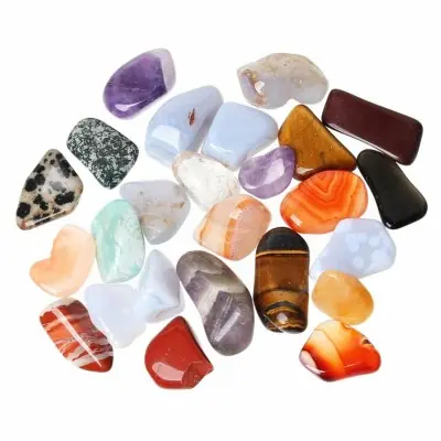 Assortiment de Pierres Roulées Semi Précieuses 10g
