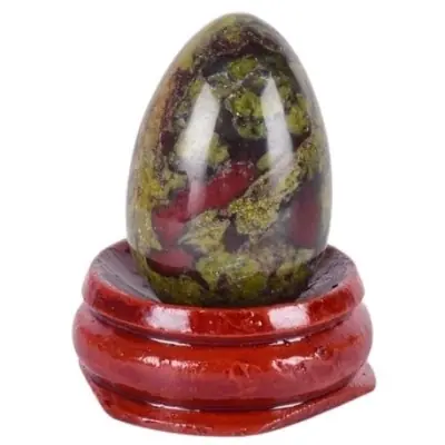 Oeuf en Jaspe Dragon de Sang 30mm