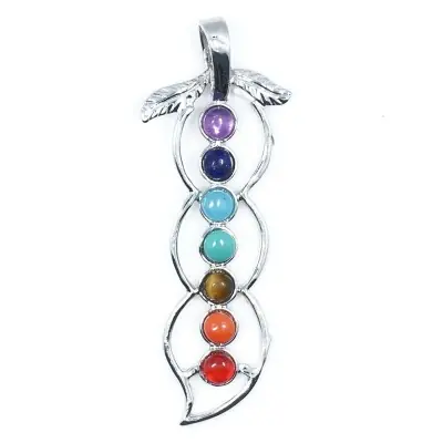 Pendentif Grappe de Raisins des 7 Chakras