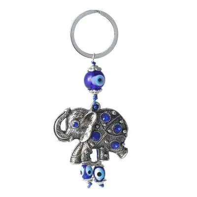Porte Clés Eléphant Royal Contre le Mauvais Oeil