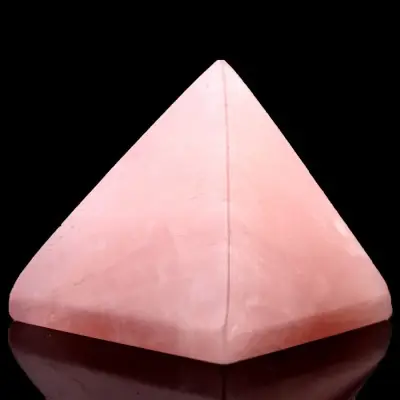 Pyramide de Quartz rose 40mm