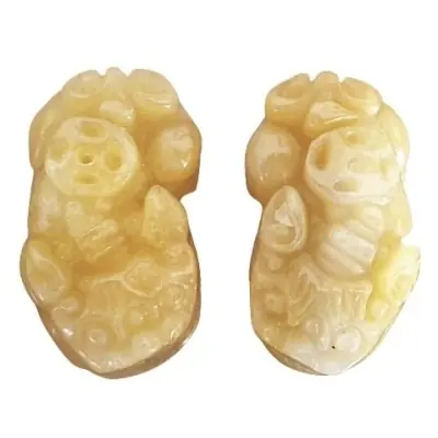 Double Pi Yao en Topaze jaune
