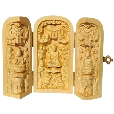Triptyque des 3 Bouddhas