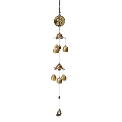 Carillon Calligraphie Chinoise 6 Clochettes