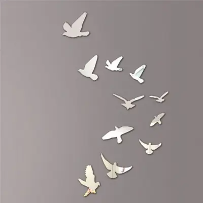 Sticker Miroirs Hirondelles
