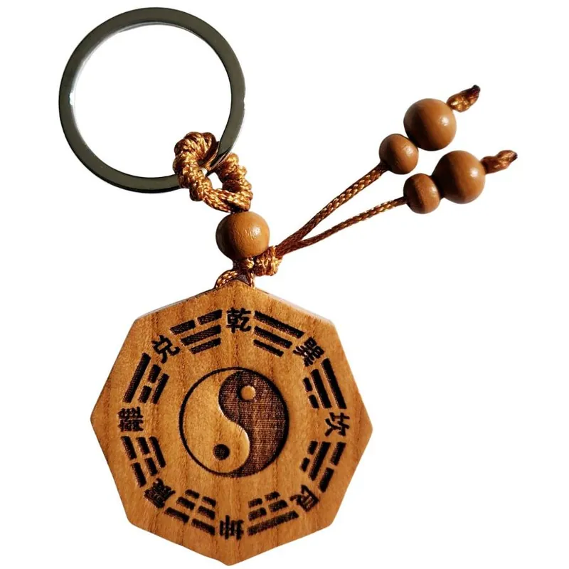 Porte-clés Yin Yang Bagua Protecteur
