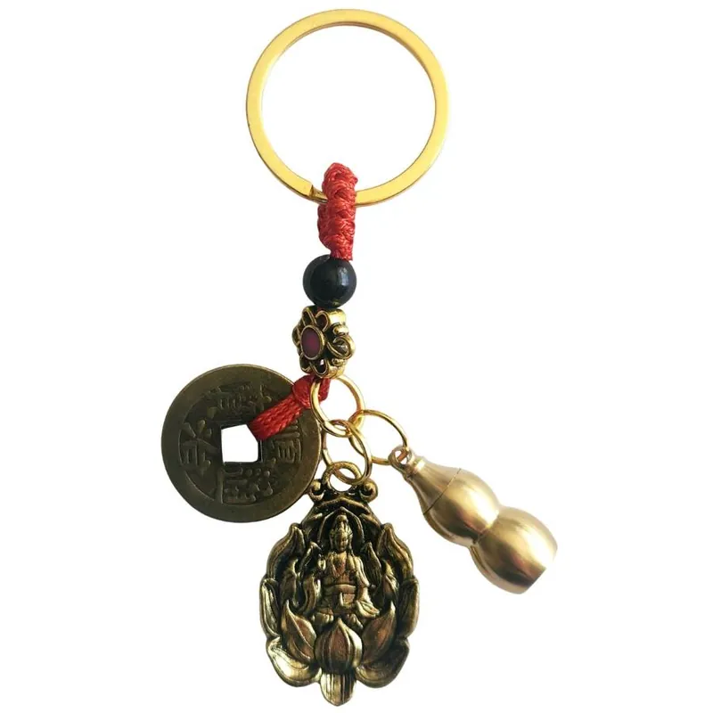 Porte-clés Guan Yin et Wu Lou