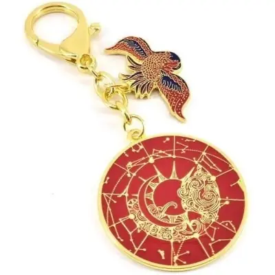 Porte Clés Talisman Phénix Lunaire