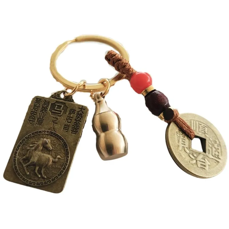 Porte-clés Amulette Zodiaque Chinois Cheval